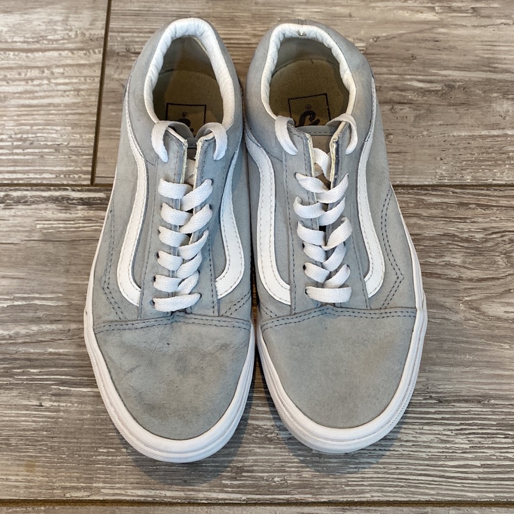 Light blue old Skool vans